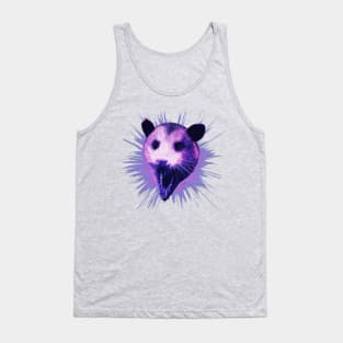 Purple Possum Screaming Tank Top